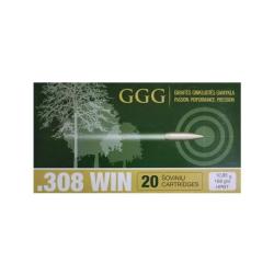 Munitions GGG 308 HPBT Sierra 168gr x20