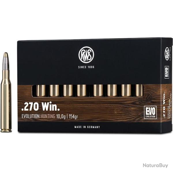 Munitions RWS 270 Win Evolution 154gr x20