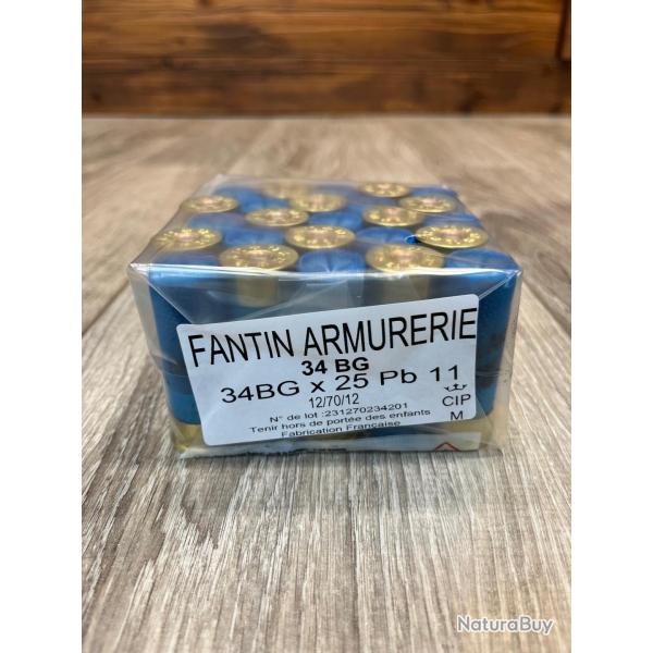 Cartouches FANTIN 12 70 12 34g BG x25
