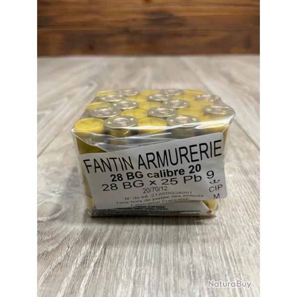 Cartouches FANTIN 20/70/12 28g BG n�9 x25
