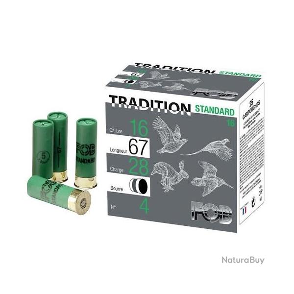 Cartouches FOB 16 67 Tradition Standard x25