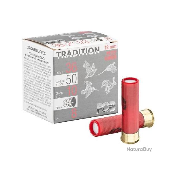 Cartouches FOB Tradition 12mm 36 50 x25