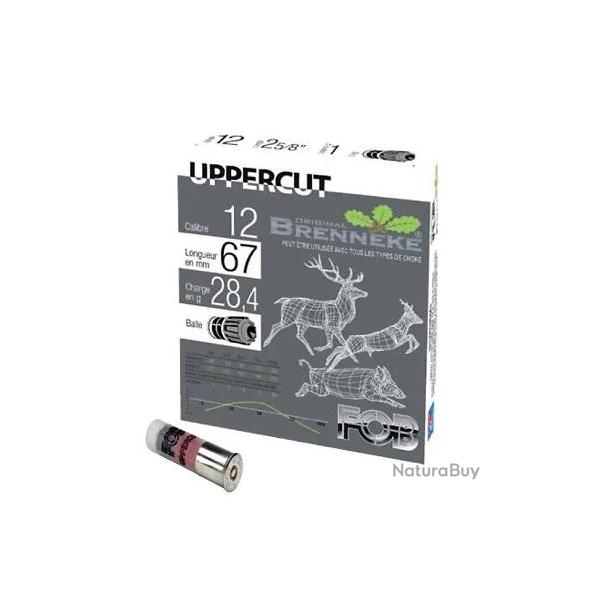 Cartouches balles FOB 12/67 Brenneke Uppercut x10