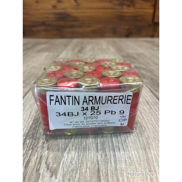 Cartouches FANTIN 12 70 10 34g BJ x25