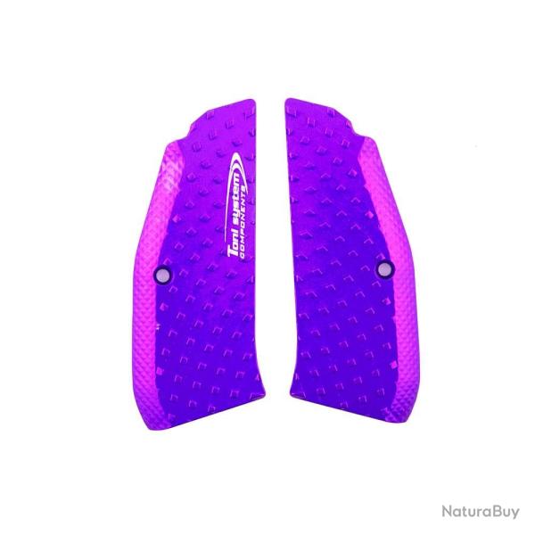 Plaquettes TONI SYSTEM Vibram Grips Long Violet CZ Shadow I/II/TS/75B