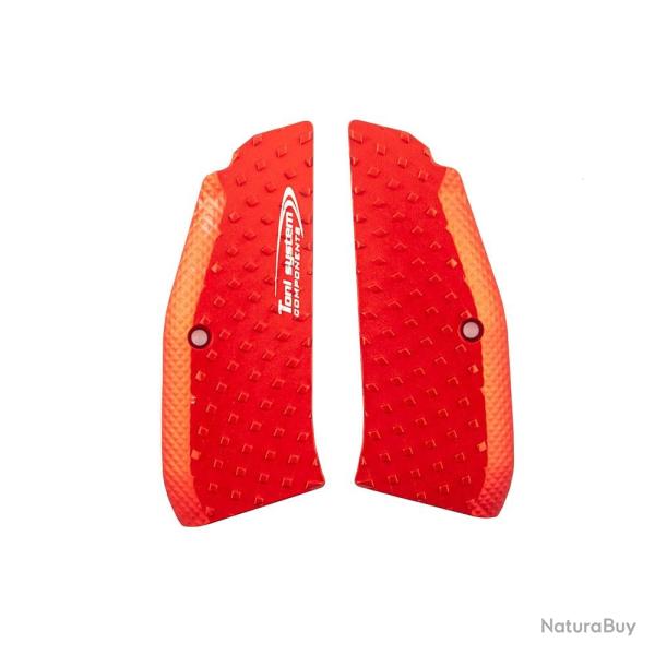 Plaquettes TONI SYSTEM Vibram Grips Long Rouge CZ Shadow I/II/TS/75B