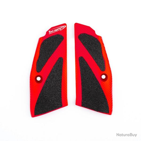 Plaquettes TONI SYSTEM X3D Short Rouge CZ Shadow I/II/TS/75B
