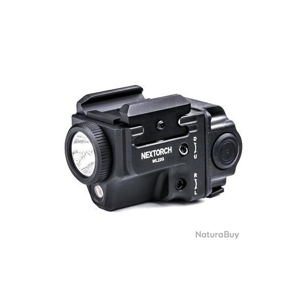 LAMPE LASER POUR PISTOLET WL22G 650LM USB-C GREEN LASER