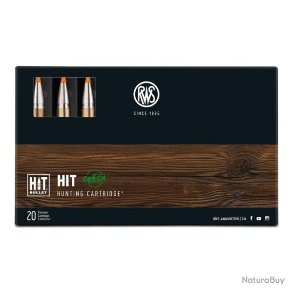 Munitions RWS 9.3x62 Hit Green 250gr x20