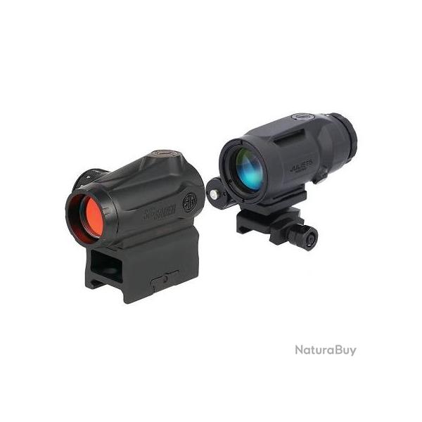 Combo SIG SAUER Point rouge Romeo MSR Gen2 + Magnifier JULIET 3 Micro 3x22