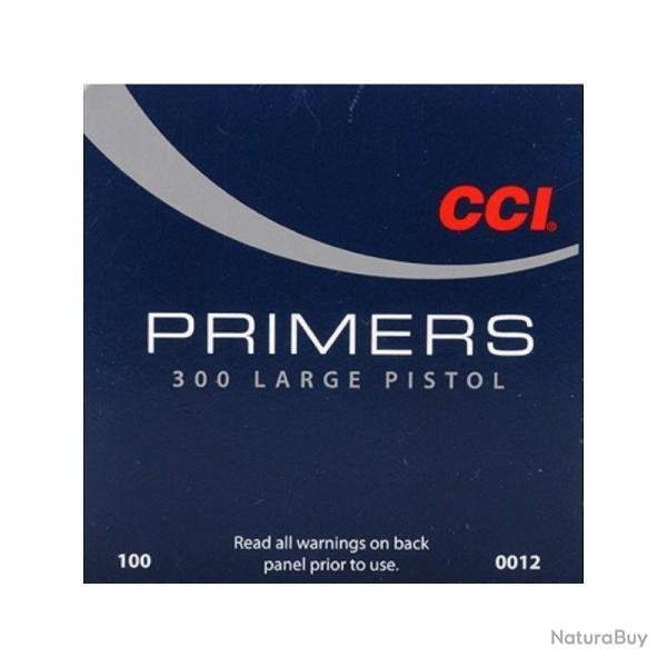 Amorces CCI Primers Standard 300 Large Pistol /100