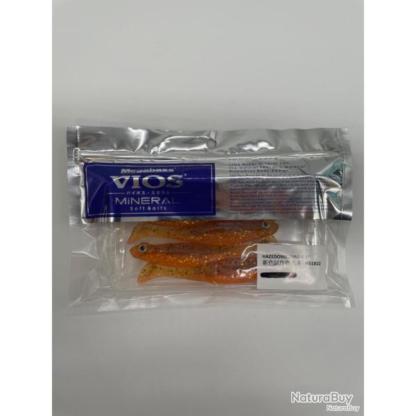 Leurre souple Megabass Hazedong Shad 4,2" tinsel orange