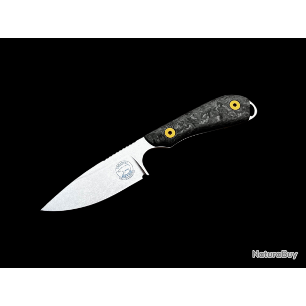 Couteau White River M1 BackPacker Pro Limited Edition 2024 - CPM-MagnaCut & Fibre de Carbone Burl