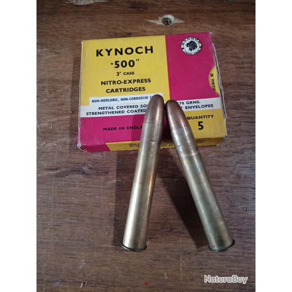 cartouche 500 nitro-express KYNOCH