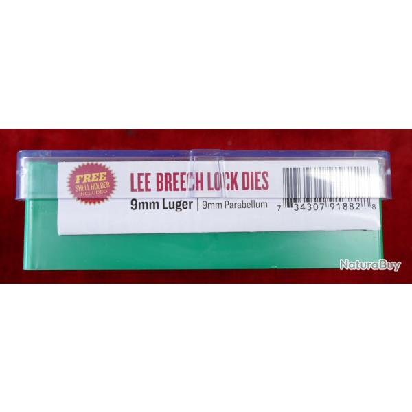 JEU D' OUTILS LEE BREECH LOCK 9X19