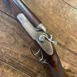 Fusil &agrave; platines Armi Famars Castore Chiens Ext&eacute;rieur R&eacute;armement Automatique cal 12/70.