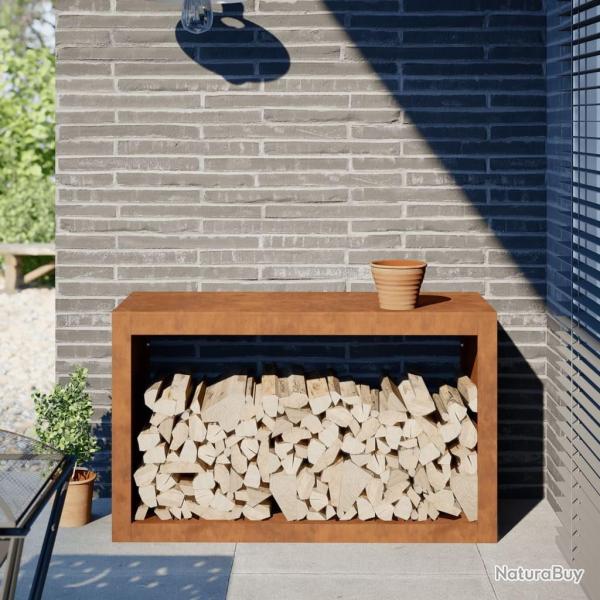 �tag�re � bois 100x40x60 cm acier r�sistant aux intemp�ries