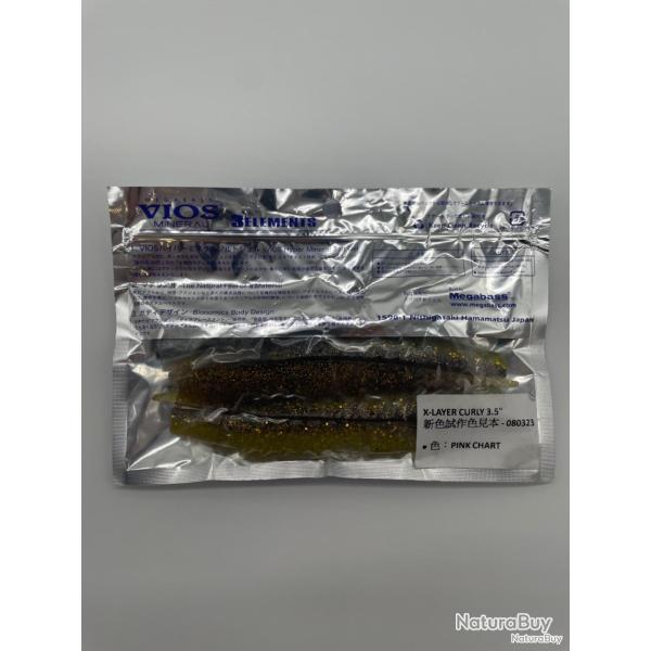 Leurre souple Megabass super giant x-layer lot 3