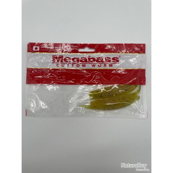 Leurre souple Megabass super x-layer 105mm yellow X4