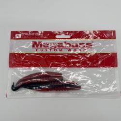 Leurre souple Megabass super x-layer 105mm black red X4