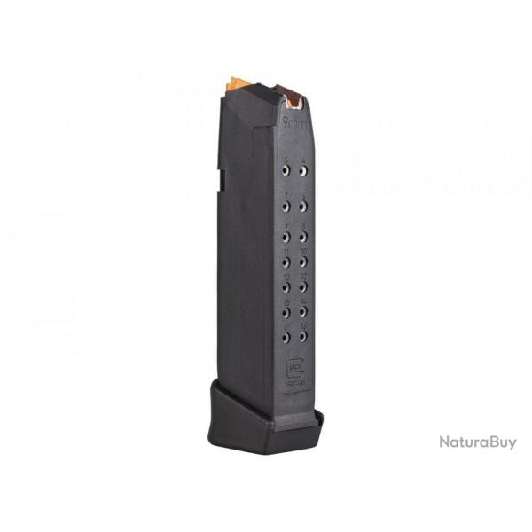CHARGEUR GLOCK 17+2 GEN 5 CAL 9X19 19CPS (ELEVATEUR ORANGE)