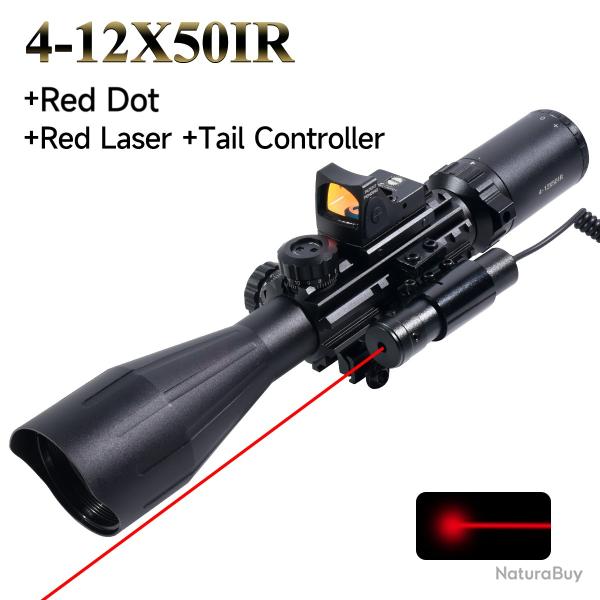 Tlmtre de chasse 4-12x50IR -**Set C  LIVRAISON GRATUITE !!
