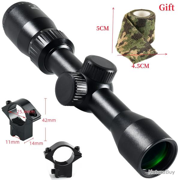 Lunette de vise optique pour la chasse au quotidien -**2-7x32 11mm  LIVRAISON GRATUITE !!