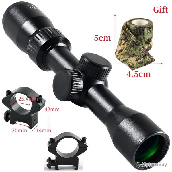 Lunette de vis�e optique pour la chasse au quotidien -**2-7x32 20mm  LIVRAISON GRATUITE !!