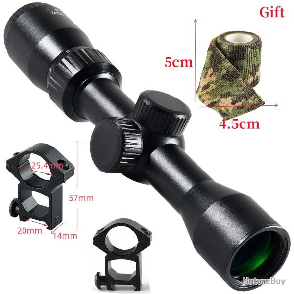 Lunette de vis�e optique pour la chasse au quotidien -**2-7x32 20mm tall  LIVRAISON GRATUITE !!