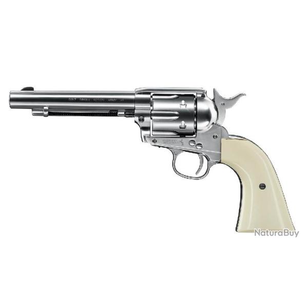 Revolver Colt SA Army 45 5.5'' 4.5mm plombs Nickel�