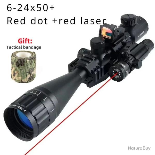 Lunette de Vise 6-24x50AOEG -**Set C LIVRAISON GRATUITE !!