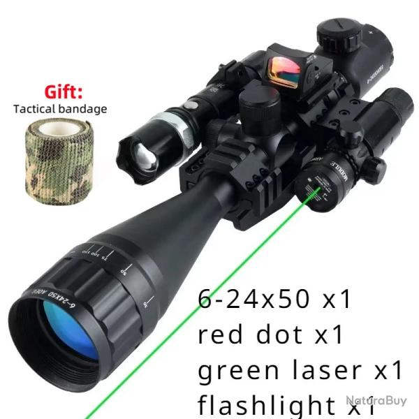 Lunette de Vis�e 6-24x50AOEG -**Set F LIVRAISON GRATUITE !!