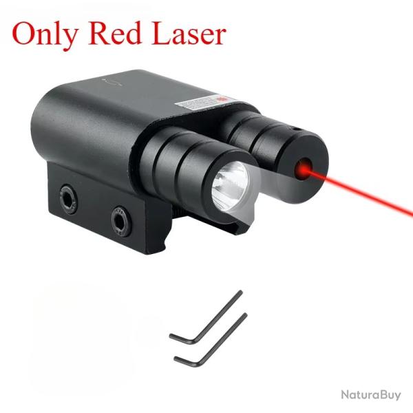 DulPortable-Lampe de poche rail de 20mm -**Only Red Laser LIVRAISON GRATUITE !!