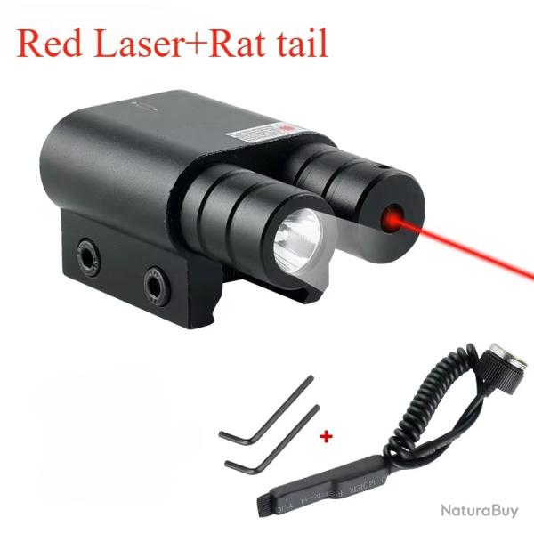 DulPortable-Lampe de poche rail de 20mm -**RdLaser and Rat tail LIVRAISON GRATUITE !!