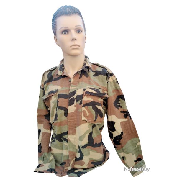 Chemise manche longue ripstop  camouflage woodland arm�e croate - Taille L france