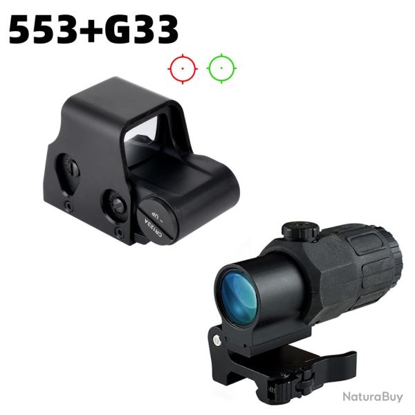 Lunettes de vise holographiques HD Optics -**553 and G33 Combo LIVRAISON GRATUITE !!