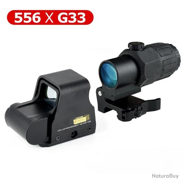 Lunettes de vis�e holographiques HD Optics -**556 and G33 Combo