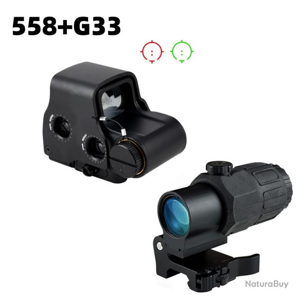 Lunettes de vis�e holographiques HD Optics -**558 and G33 Combo LIVRAISON GRATUITE !!