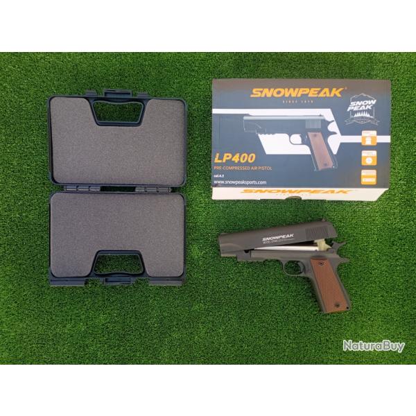 Pistolet PCP  � Pompage  Artemis LP400 Cal. Plomb de 4,5 mm , 95 m�tres/seg. 312 Fps avec Mallette