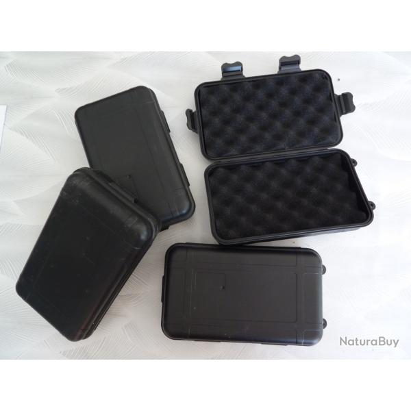 boite etanche - noire - taille large - lot de x2