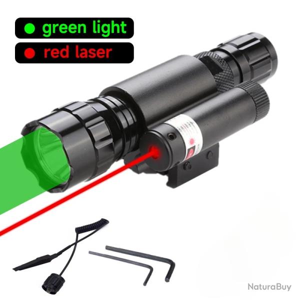 D�cent brateur laser rouge et vert r�glable-**Set C