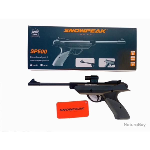 Pistolet Artemis SP500 Ressort  Cal. plomb de 4,5 mm ,175 m/seg. 570 Fps + Pointeur laser rouge