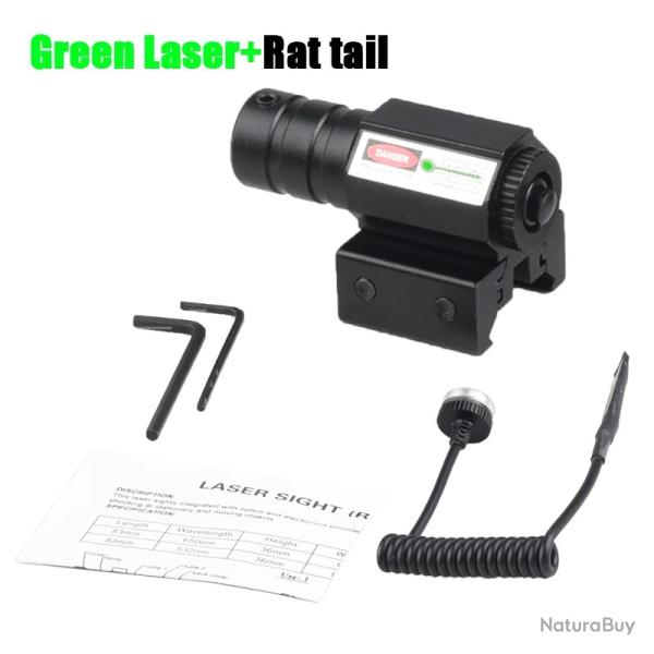 Mini accessoires de vise laser d'extrieur -**Bst-3A Gn Rat tail  LIVRAISON GRATUITE !!