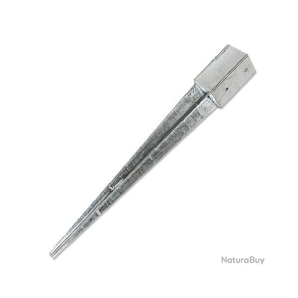 Ancre pour poteau galvanis�e � chaud 7cm x 7cm : b�che