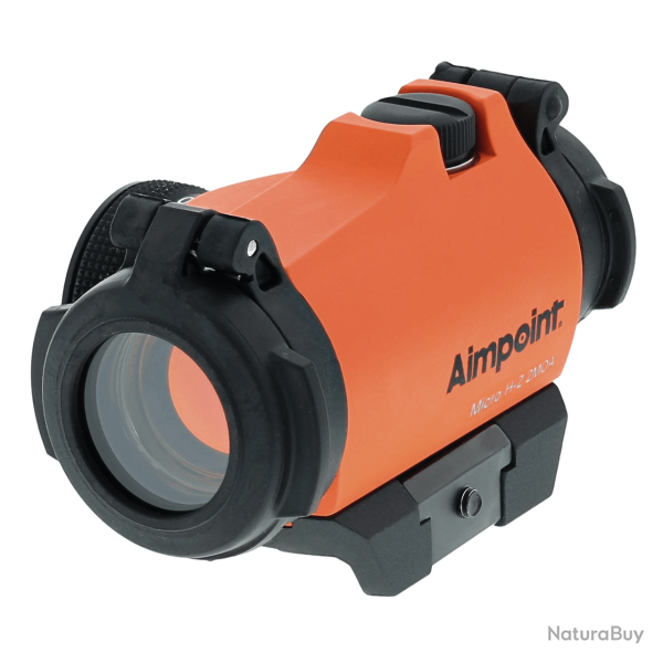 Pack viseur point rouge Aimpoint Micro H2 orange sp�cial battue 2 MOA