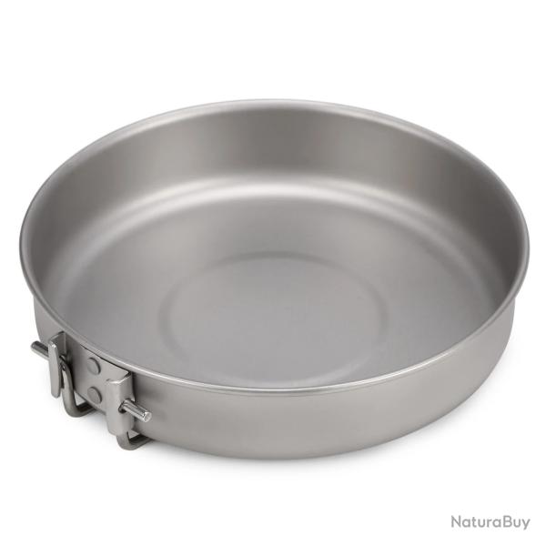 Po�le � Frire En Titane Ultral�g�re, Ustensiles De Cuisine, Camping En Plein Air, Randonn�e, 1000ml