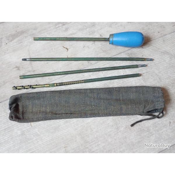 Trousse + baguettes de nettoyage pour fusils Rubin Schmidt Suisse en calibre 7,5 ou autres fusils