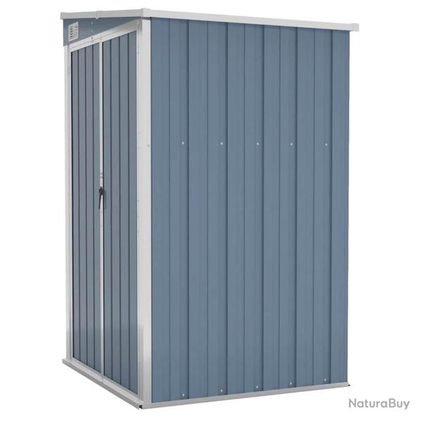 Remise de jardin murale 118 x 100 x 178 cm acier galvanis� gris 02_0044056