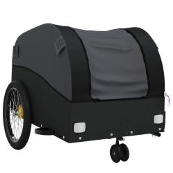 Remorque chariot transport de v&eacute;lo 30 kg fer noir 02_0044068