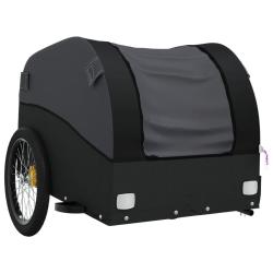 Remorque chariot transport de v&eacute;lo 30 kg fer noir 02_0044067